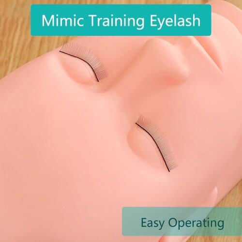 50 pairs False Eyelashes Handmade Training Lashes For Beginners Teaching Lashes Eye Extension Tools Practice Hot Sale