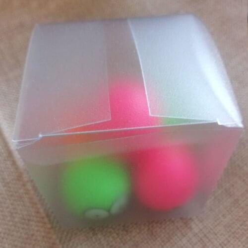 500pcs 4x4x4cm Scrub Jewelry Gift Box Clear Boxes Plastic Box Transparent Storage Pvc Boxes Packaging Display Pvc Boxen For Wed