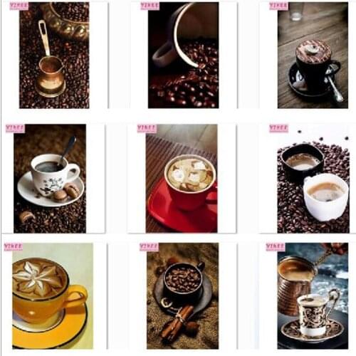 Diamond painting,5d diy, kit, full, cross stitch,coffee,square, diamond mosaic,diamond embroidery NEW