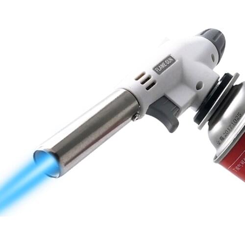 Brenner for cream brule Gas Pistol Butane Kitchen Torch for Pastry Welding Soldering Cooking Soldering Butane AutoIgnition Gas