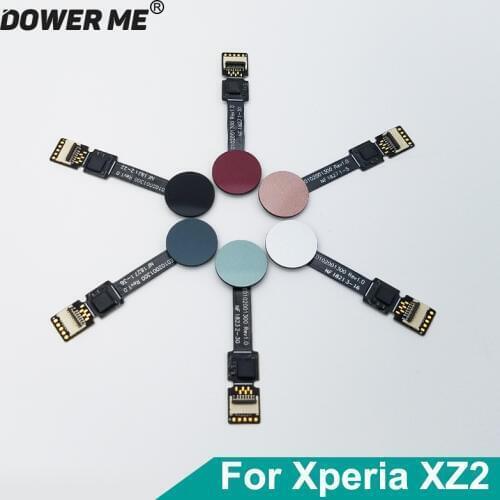 Dower Me Power On/Off Switch Fingerprint Sensor Button Touch ID Ribbon Flex Cable For Sony Xperia XZ2 H8216 H8266 H8276 H8296