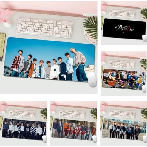 Stray kids idol kpop Laptop Gaming Mice Mousepad Gaming Mousepad XL Large Gamer Keyboard PC Desk Mat Computer Tablet Mouse Pad