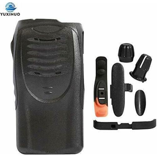 Set Front Case Housing Shell Cover with Volume Channel Selector Knob Kits For Kenwood TK-2160 TK-3160 TK2160 TK3160 Radio