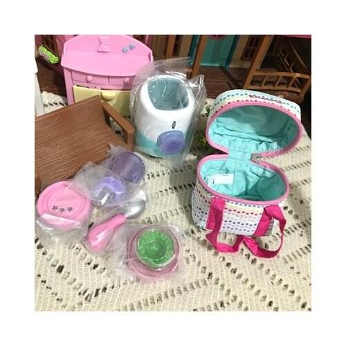 Doll of girl accessories boots shoes bag for american girl food earphone headset