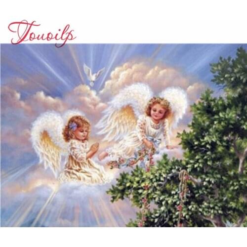 Plein carré forage diamant peinture Religion diamant broderie Angle fille bricolage automne décoration pour la maison