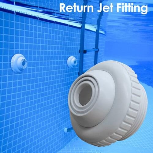 Swimming Pool Massage Nozzle Return Jet Fitting Made With POM Material With Adjustable Rotatable Jet Eyeball Pool Accessories
