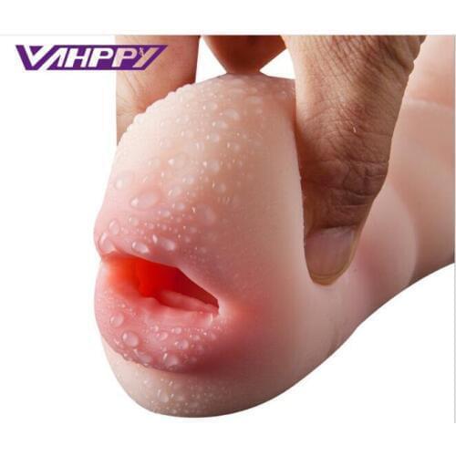 Male Masturbator Sex Toys For men Artificial Vagina Anal Mouth Stimulate Penis Man Orgasm Oral Tongue Realistic Vagina Pussy