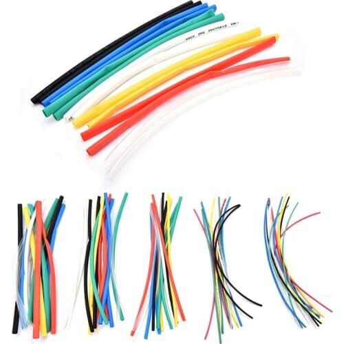 70pcs/lot 2:1 Polyolefin Heat Shrink Tubing Tube Kits Flame Retardant Durable 7 Color Assorted Colors Ratio