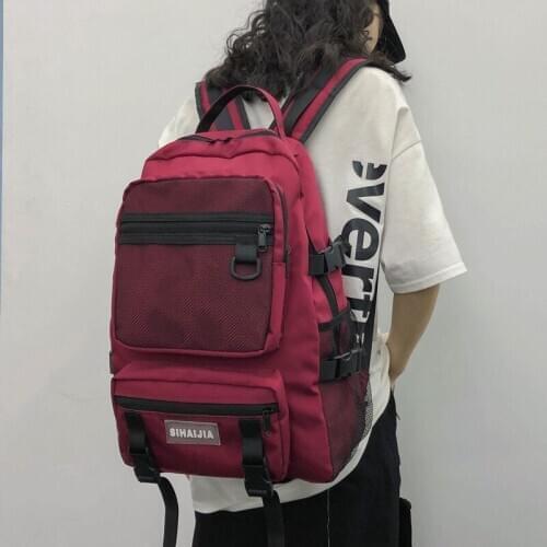 2020 New Collages Backpack School Backpack for Teenagers Girls Boys Fashion Laptop Bags Travel Daypacks Nylon Waterproof Bag