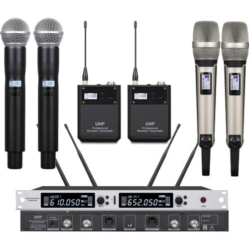 Original EM 6000 True Diversity Digital Wireless SKM6000 Microphone System EM6000 Stage Home DJ Karaoke Mic