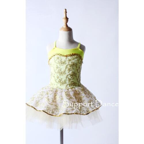 Support Dance Bow Professional Camisole Ballet Tutu Dress Children Adult Dance Costume C153