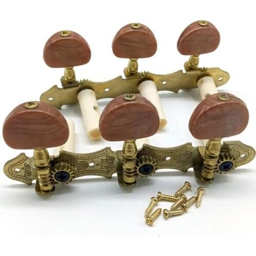 Left Right Classical Guitar String Tuning Pegs Machine Heads Tuners Keys 3L3R Professional Guitar Accessories