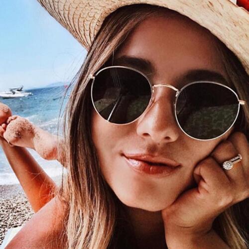 Women Small Gold Black Vintage Retro Sun Glasses Female Red Eyewear For Women Driver Goggles Cute Sexy Retro Oval Sunglasses