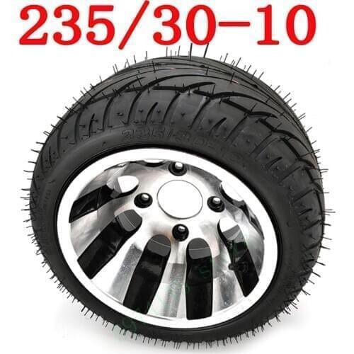 235 / 30-10 Inch Tire Alloy Wheel Hub For Four Wheel Go Kart Atv Atv Electric Vehicle Accessories Modification