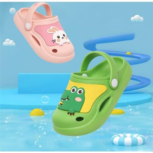 Kikid Shoe Older Infant Baby Kids Girl Boys Home Slippers Cartoon Floor Shoes Sandals Mini kid Sandals Breath Summer Soft Shoes