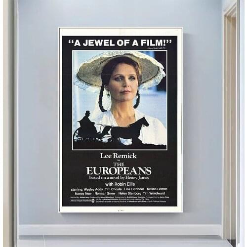 V0537 The Europeans Vintage Classic Movie Wall Silk Cloth HD Poster Art Home Decoration Gift