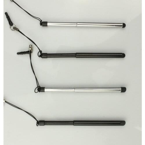 New Retractable Universal Touch Screen Pen Capacitive Stylus Pen For Smart Phone Tablet For iPad Point Round Thin Tip