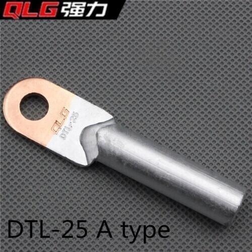 1piece DTL-25 25mm2 Wiring Terminal Copper Aluminum Tone for 8.5mm Dia Bolt Electric power fittings National Standard/A type