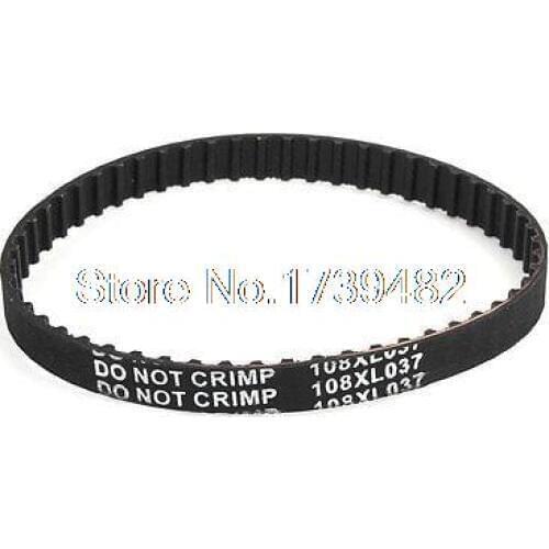 108XL037 Black Rubber 274.32mm x 9.5mm 54 Teeth Electric Planer Drive Belt