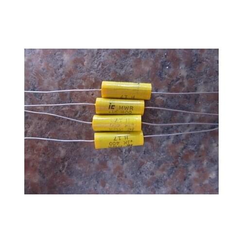 28PCS New 104 400v 0.1uf 100nf PMT .1K 400V 0.1U Warren audio coupling polyester film capacitor Volume: length 18mm diameter 7mm