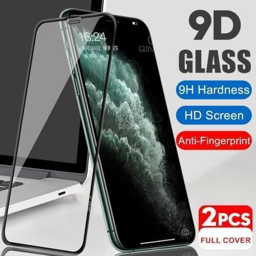 2PCS Full Cover Tempered Glass For iPhone 12 Mini 11 Pro Max X XR XS Max 7 8 6 6S Plus SE 2020 12Pro Screen Protector Film Glass