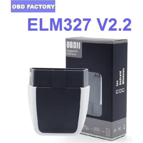 2020 New ELM327 V2.2 with LED Light For IOS/Android/PC ELM 327 OBD2 Scanner Bluetooth 4.0 CAN OBD Auto Car Diagnostic Sca