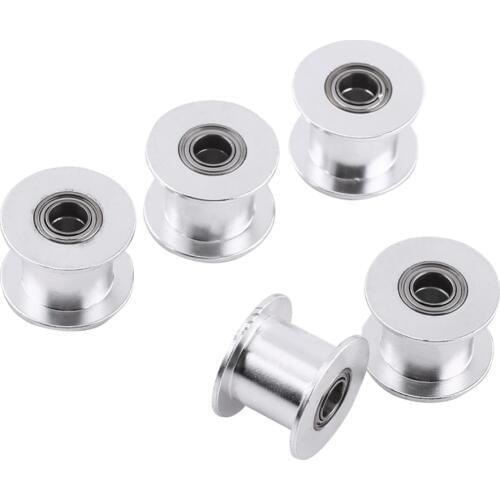 5pcs/Lot Printer 2GT 20 Tooth Idle Pulley without Teeth for Belt Width 10MM