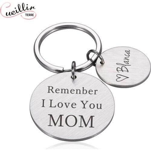 Custom keychain for mother Mothers Day Gift birthday present Thanksgiving gift personalized keychains little surprise for mom