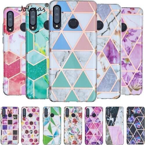 Color Block Soft TPU Cover For funda Huawei P30 Lite Case phone Caso Cases Cartoon sFor Positivo Huawei armor Nova 4E Hawei ajax