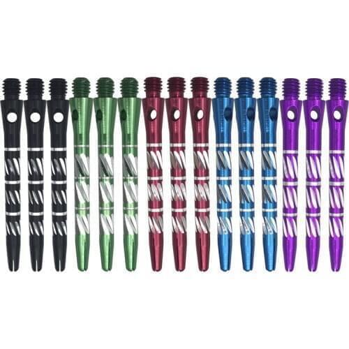 New 3Pcs Chromatic Darts Shafts 45mm Aluminium Alloy Material Shaft Dart Accessories Throwing Toy Darts Shafts Dardos