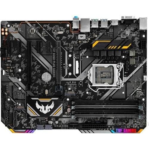 Used ASUS TUF B360-PLUS GAMING original motherboard for intel LGA 1151 DDR4 I3 I5 I7 USB2.0 USB3.0 USB3.1 mainboard