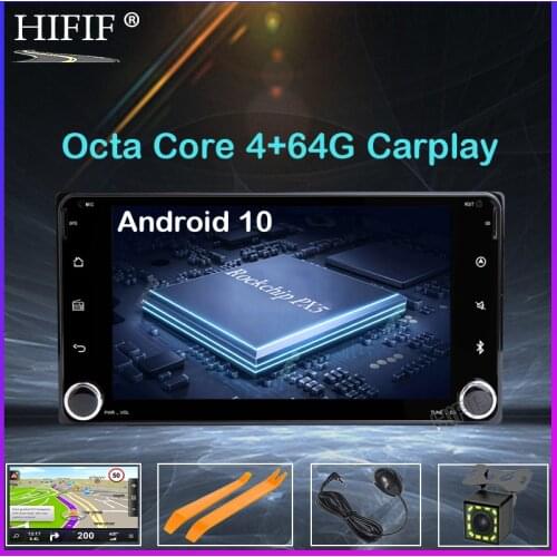 IPS PX5 Android 10 8 Core Card DVD Player for Toyota Rav4 Corolla Ex Viv Vitz Hilux Terios Avenue Fortuner Prado with Radio GPS