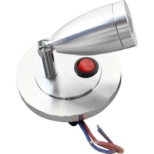 IRV DC12V Warm White Oval Base With Switch Reading Bedside Lamp Ellipse LED Lamp Spotlight