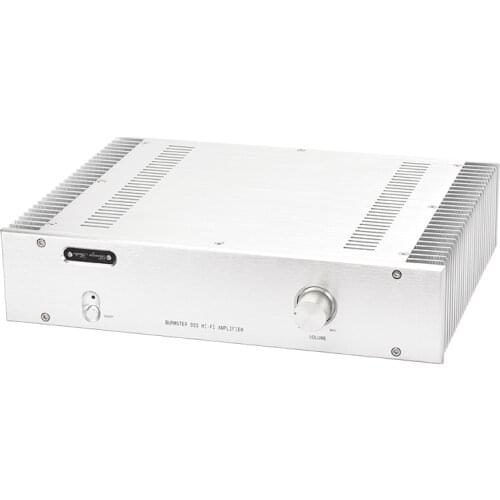 Box DIY 360*80*268MM All Aluminum Amplifier Chassis Housing Deep Silver Power Amplifier Shell BZ3608A AMP Case Enclosure