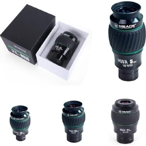 Meade MWA 5mm 10mm 15mm 21mm 1.25 Inches 2 Inches 100 Degree Eyepiece High-end Wide-angle Eyepiece