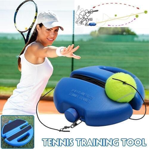 Multifunction Tennis Training Tool Exercise Tennis Ball Sport Self-study Rebound Ball with Tennis Trainer Baseboard