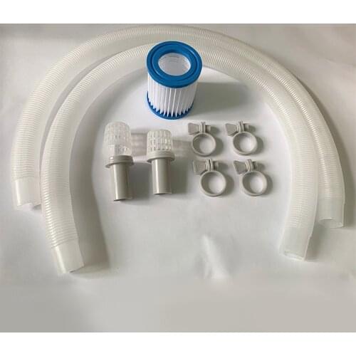 Electric Water Filter Pump For Above Ground Pools Reusable with Accessories