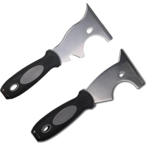 Stainless Steel Paint Putty Scraper 7in1 Tool Spackle Knife Caulk Removal Tool Painters Tool Paint Can Opener Paint Remover