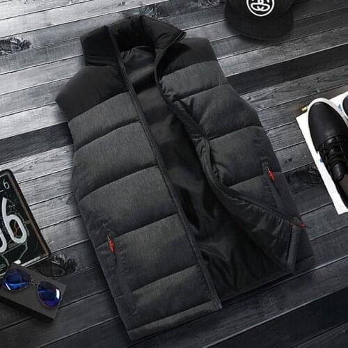 New Mens Vest Jackets Sleeveless Vest Winter Mens Warm Vest Homme Casual Thicken Waistcoat Chalecos Para Hombre 5XL