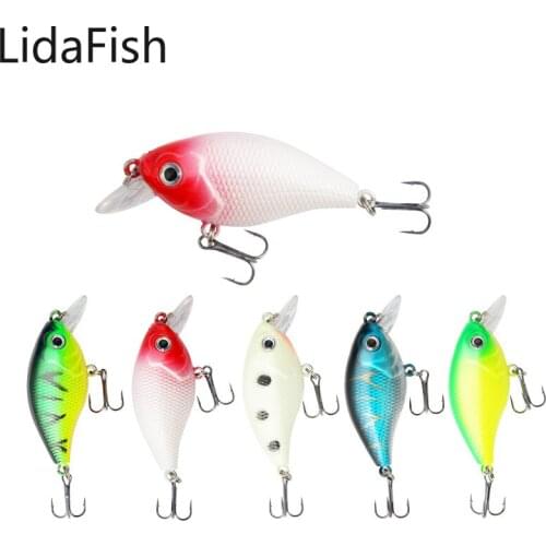 New 11Color Wobbler Minnow Fishing Lure 6cm 6.8g Crankbaits Artificial Japan Hard Baits for Bass Pike Carp Fishing Tackle