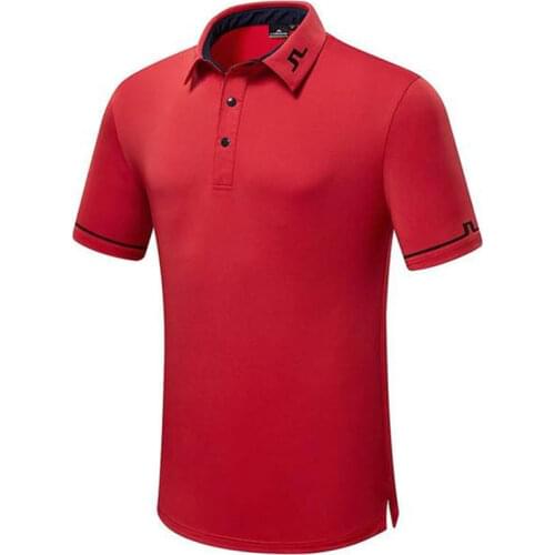 Golf clothing JL new summer mens golf t-shirt comfortable and breathable leisure sports short sleeve free shipping