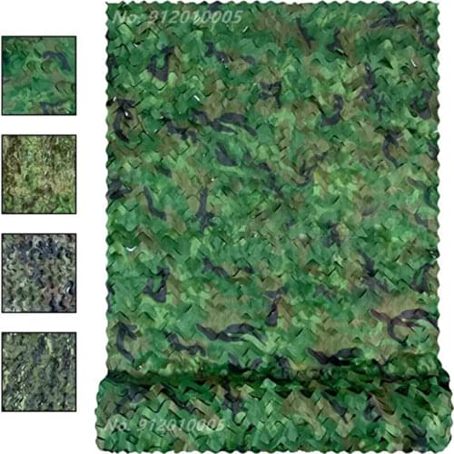 2mx3m 5mx3m Hunting Military Camouflage Nets Woodland Army Camo netting Camping Sun Shelte Car Garden Tent Shade Outdoor Awning