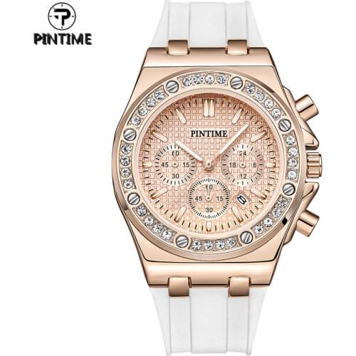 PINTIME Women's Watches With Rhinestones