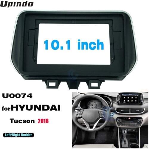 Alone Din 10.1 Inch Car Radio Installation DVD GPS Mp5 Plastic Fascia Panel Frame for HYUNDAI Tucson 2018+ Dash Mount Kit