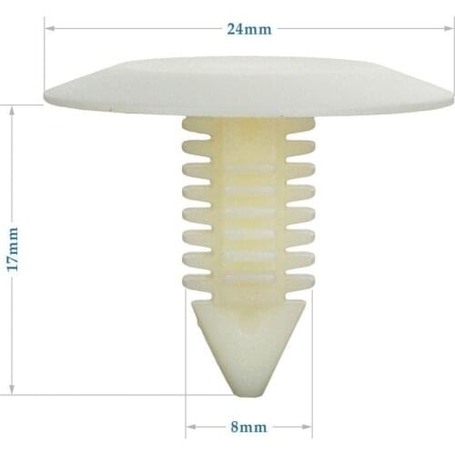 Suitable Forcar Trunk Lining Ceiling Cover Fastener Tree-shaped Rivet Barbed Nylon Interior Decoration Accessories(50pcs)3525