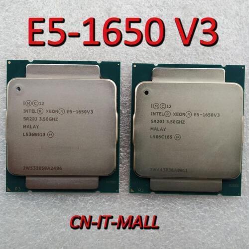 Intel Xeon E5-1650 V3 CPU 3.5GHz 15M 6 Core 12 Threads LGA2011 Processor 1PCS