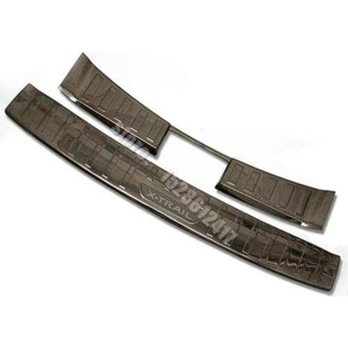 Stainless steel Rear Bumper Protector Sill Trunk Rear guard Tread Plate Car Styling 2017-2021 for Nissan X-Trail X Trail T32