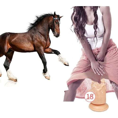 Realistic Long Penis Horse Dildos For Women Lesbian Bisexual Anal Big Suction Cup Dildo Adult Erotic Sex Toy Satisfaction Store