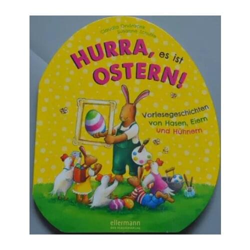 Parent Child Kids German Book Early Education Enlightenment Cute Picture Interesting Story Reading Libros Cardboard Books Age 3