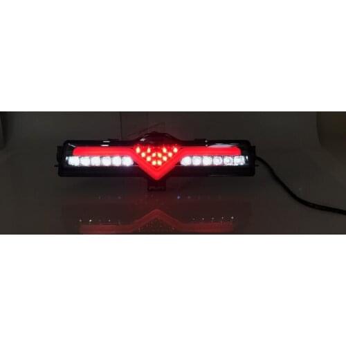 Eosuns Led Warning Light + Brake Light + Turn Signal Rear Bumper Light Reflector for Subaru 2013